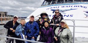 Our intrepid crew of birders for the Maine Big Year Tour in June