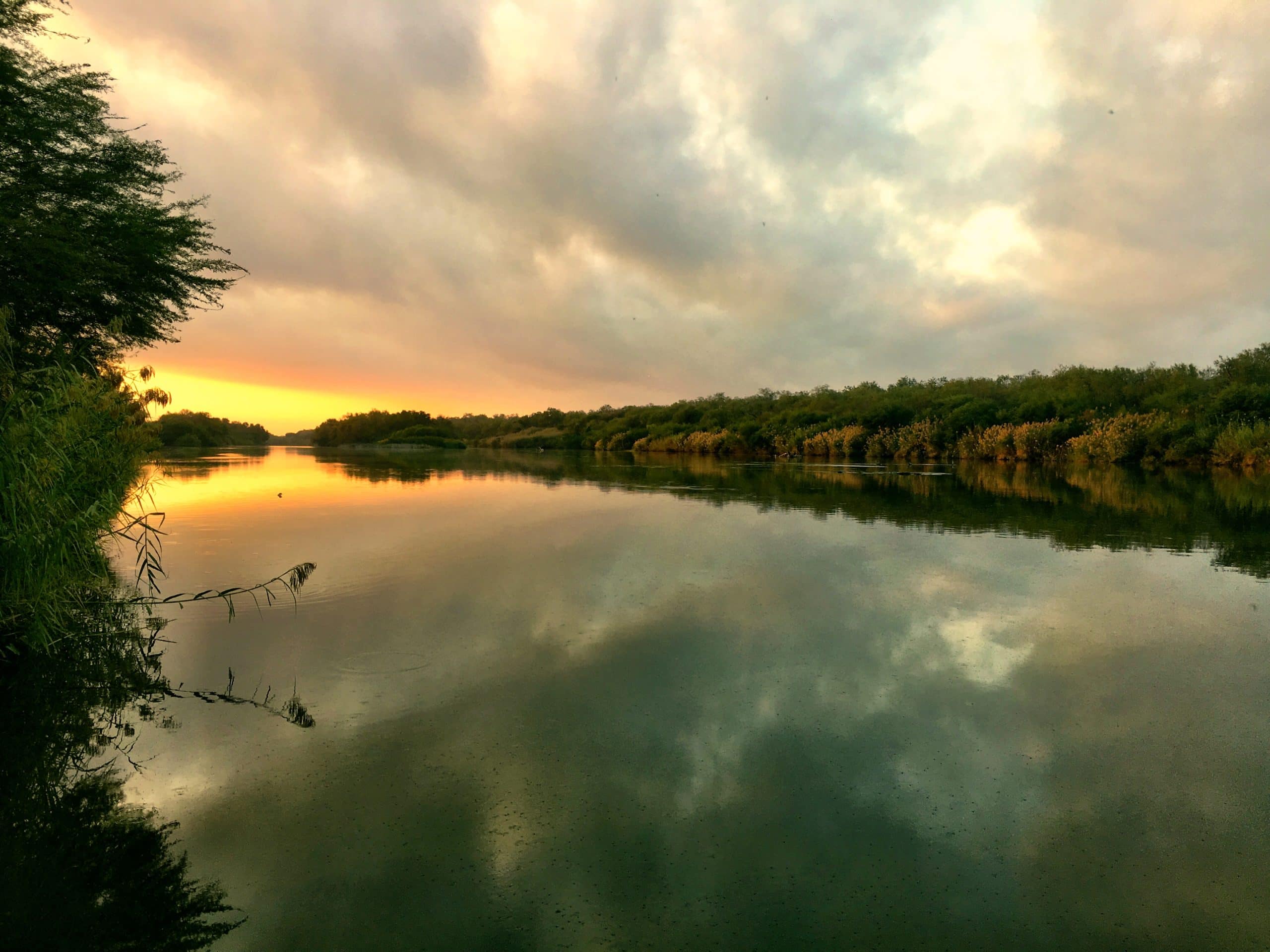 Dawn on the Rio Grande River at Salineño, TX
